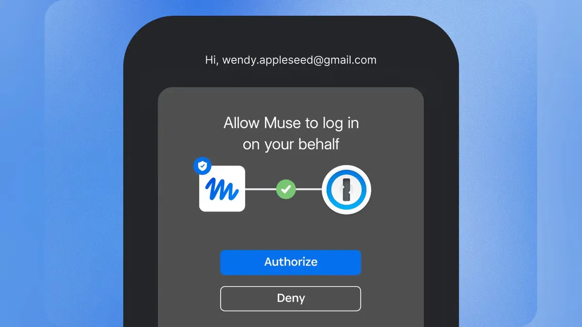 Illustration of a digital vault beside an account login screen