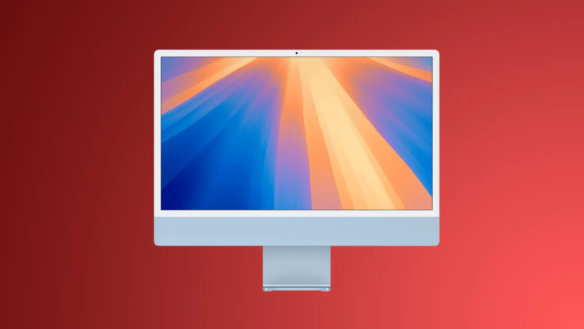 Illustration of a laptop and desktop computer on a desk