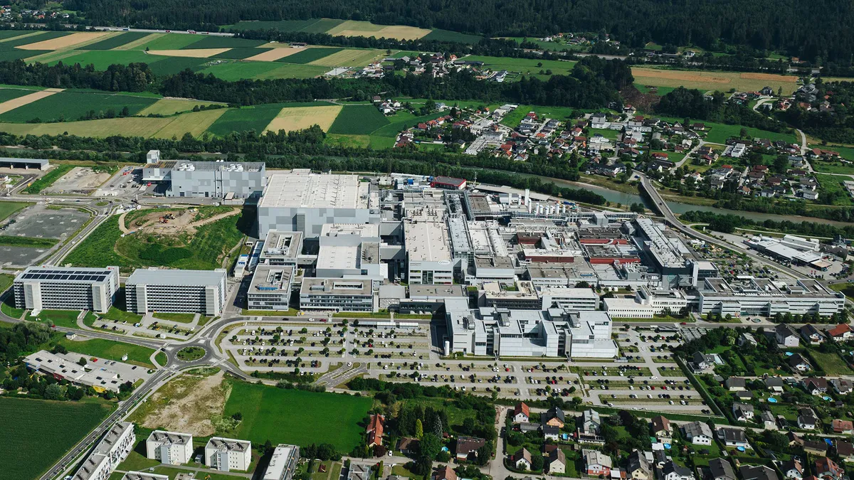 Semiconductor wafer in a chip manufacturing cleanroom
