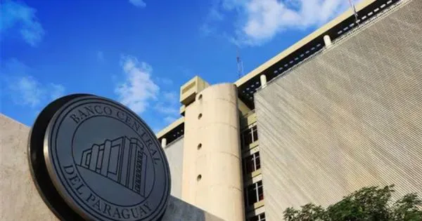 Bank building with a row of teller counters