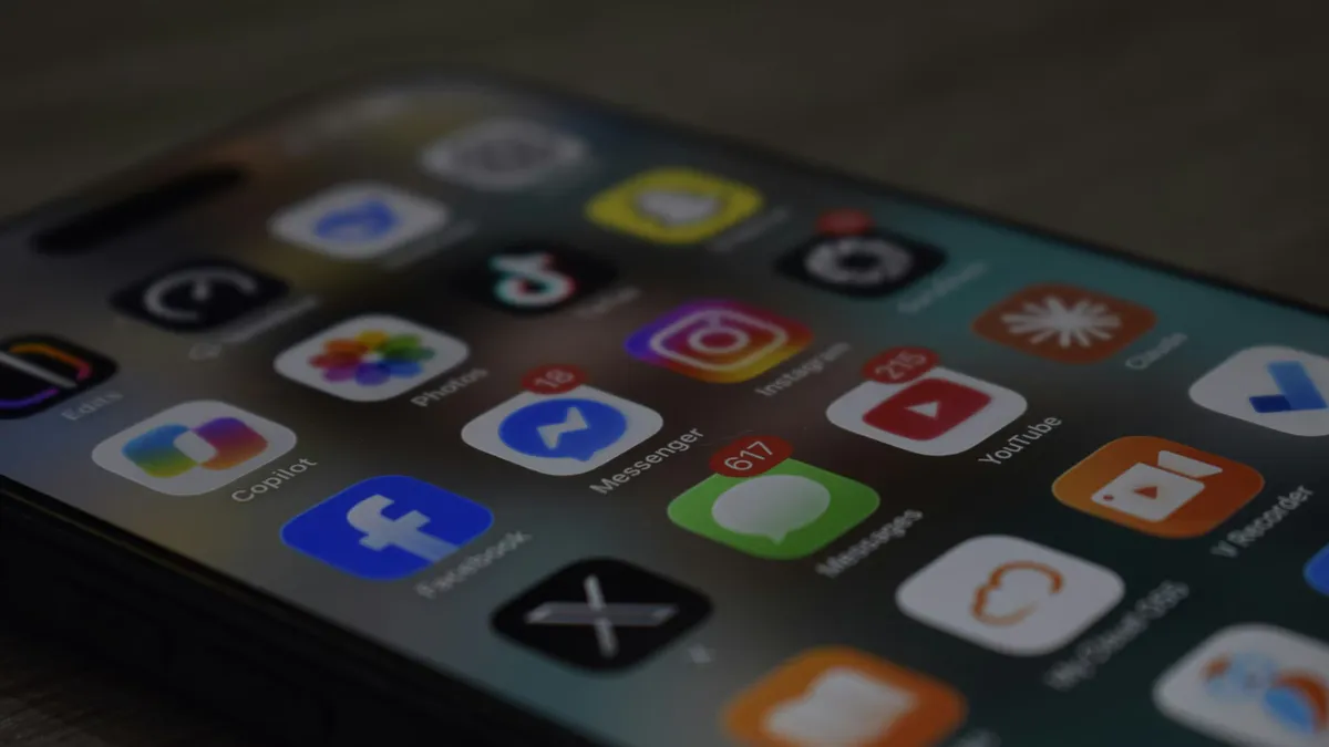 Illustration of a smartphone displaying an age-verification screen
